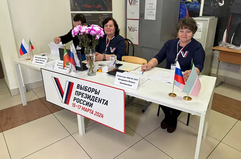 Первый день выборов президента в Нижнекамске
