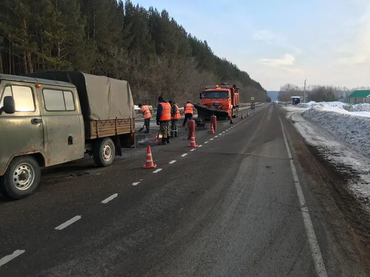 В Татарстане начался ямочный ремонт региональных дорог