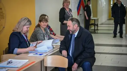 Премьер-министр РТ Алексей Песошин проголосовал на выборах