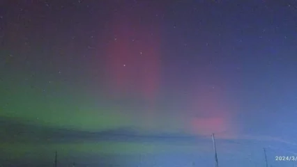 В Татарстане вечером 3 марта наблюдалось северное сияние - НТР 24