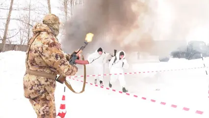 160 участников принимают участие в военно-спортивной игре «Победа-2024» в Казани