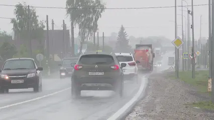 В Татарстане на участке трассы М-7 временно перекрыто движение