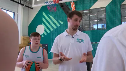 Ребята со всей России приехали в Нижнекамск в «Школу баскетбола СИБУРа»