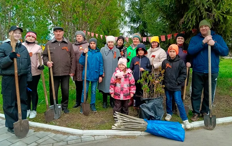 Несмотря на погоду нижнекамцы вышли на посадку сосен и каштанов