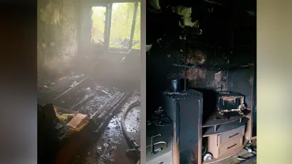 В одном из общежитий Нижнекамска сгорела комната — это мог быть поджог