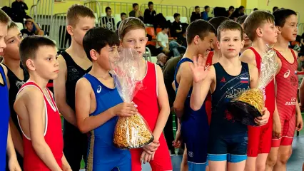 Команда борцов из Нижнекамска стала первой в Татарстане