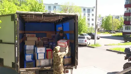 Семьи военнослужащих из Нижнекамска отправили именные посылки в зону СВО
