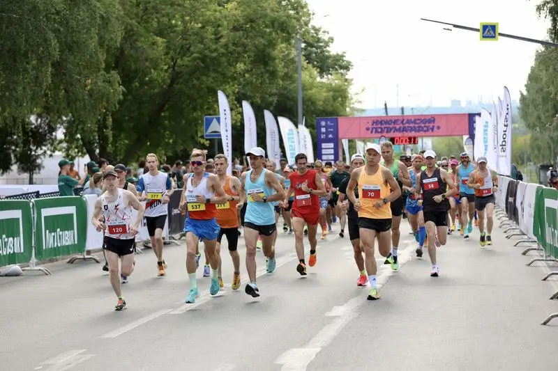 В Нижнекамске перекроют дороги на время полумарафона