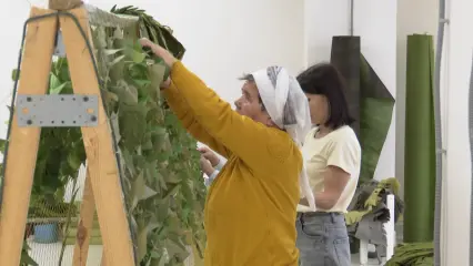 Волонтеры Нижнекамска сплели 500-ю маскировочную сеть для бойцов СВО