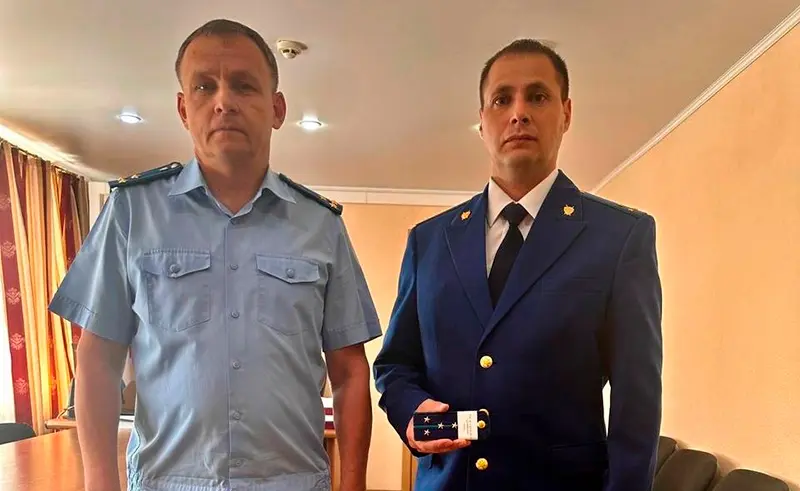Помощник нижнекамского городского прокурора получил классный чин