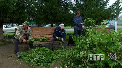 В Нижнекамском районе жители целого села заготавливают гумпомощь для солдат