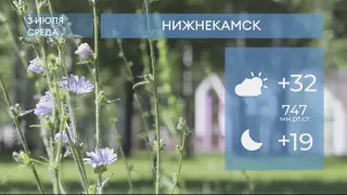 Прогноз погоды в Нижнекамске на 3-е июля 2024 года