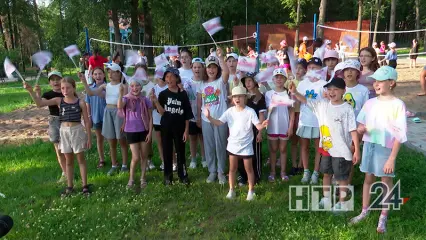 В нижнекамском детском лагере прошёл Всероссийский олимпийский день