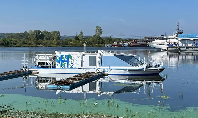 В Татарстане спустили на воду первое судно на водородном топливе