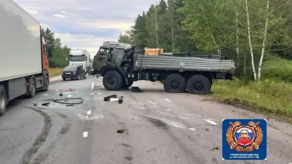 Из-за смертельного ДТП на М-5 в Татарстане временно закрыто движение