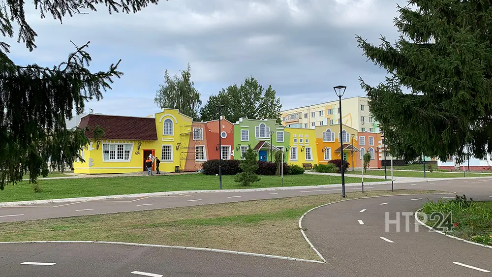 Автогородок в Нижнекамске, где юные жители города могут изучать правила дорожного движения