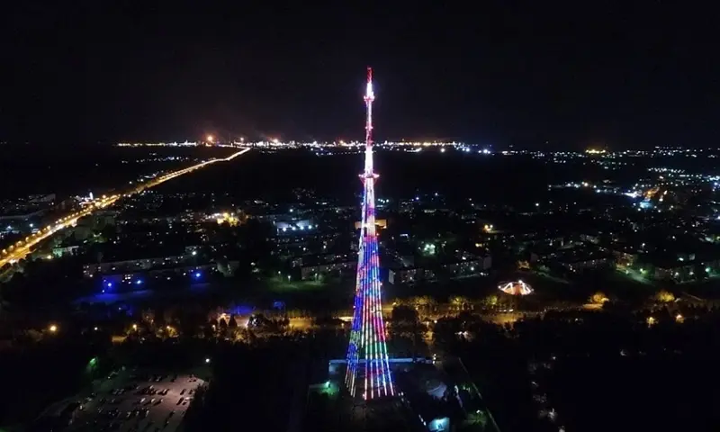 В День народного единства на нижнекамской телебашне зажжется праздничная подсветка