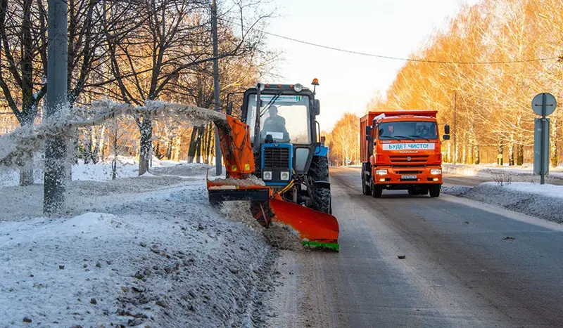 Отвалы на снег, галит на гололёд!