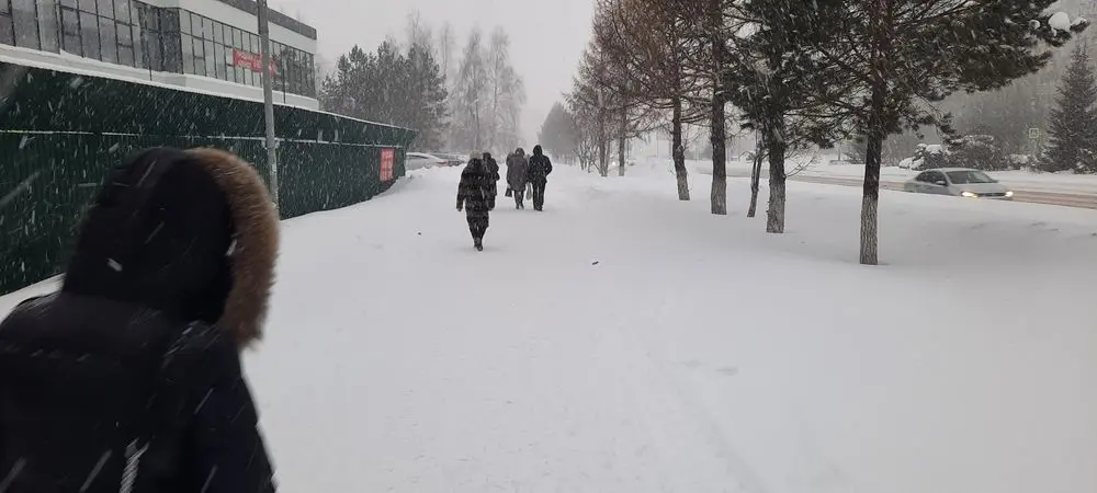 На Татарстан надвигается сильный снегопад и метель