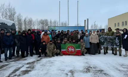 В воскресенье на контрактную военную службу уехали 12 нижнекамцев