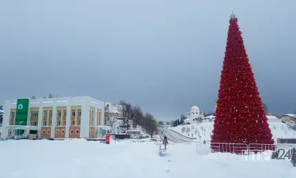 Опубликован график открытия новогодних елок в поселениях Нижнекамского района