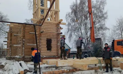 В Татарстане реставрируют старинную деревянную церковь