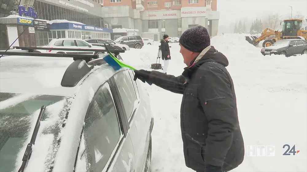 В Татарстане 14 января прогнозируется снег, в отдельных районах слабая метель.