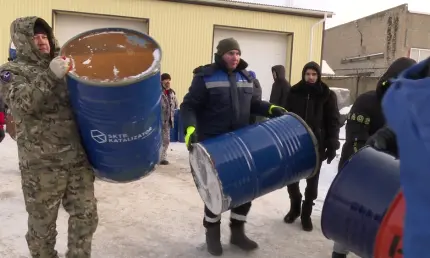 Из Нижнекамска отправили стройматериалы для восстановления медпункта