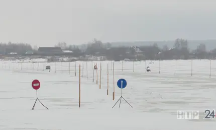 Ещё одна ледовая переправа в Нижнекамском районе оказалась закрытой - НТР 24