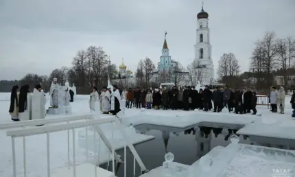 В Татарстане могут сократить число крещенских купелей из-за оттепели