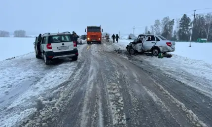 Два ребёнка пострадали в аварии в Кукморском районе Татарстана