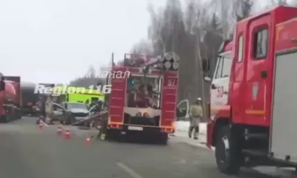 Три человека пострадали в ДТП на трассе под Нижнекамском