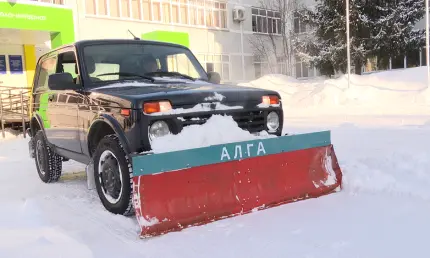 Из старой бочки — бульдозер: нижнекамец сделал из «Нивы» снегоуборочную технику - НТР 24