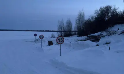 В Нижнекамском районе возобновила работу ледовая переправа - НТР 24