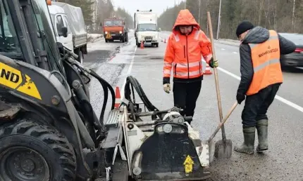 Дорожники обновили 1,4 тыс. кв. м покрытия на федеральных трассах в Татарстане - НТР 24