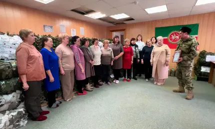 Казачье войско поблагодарило нижнекамских волонтёров за масксети - НТР 24