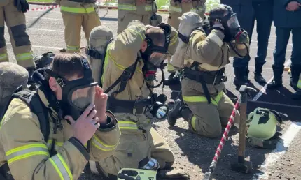 В Нижнекамске выбрали лучших газодымозащитников - НТР 24