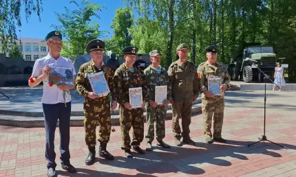 Митинг в честь Дня пограничника в Нижнекамске - 28 мая 2025 года - НТР 24