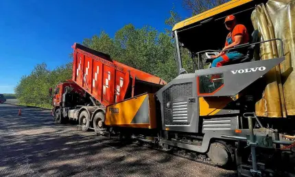 В Альметьевском районе ремонтируют дорогу Русский Акташ – Кузайкино по нацпроекту - НТР 24