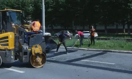 Ямочный ремонт в Нижнекамском районе выполнен на 30% - НТР 24