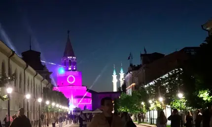 Пятый фестиваль «НУР» в Казани собрал 126 тысяч гостей и 50 медиахудожников - НТР 24