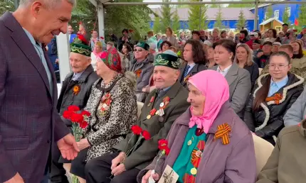 Рустам Минниханов принял участие в акции «Храним огонь Победы» - НТР 24