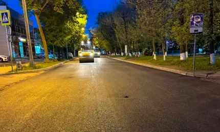 В Казани по нацпроекту обновляют дорогу на Амирхана Еники с тротуарами - НТР 24