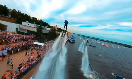 Нижнекамцев приглашают на флайборд-шоу «Летающие люди» - НТР 24