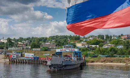 Паромная переправа Казань — Верхний Услон приостановит работу 9 мая - НТР 24