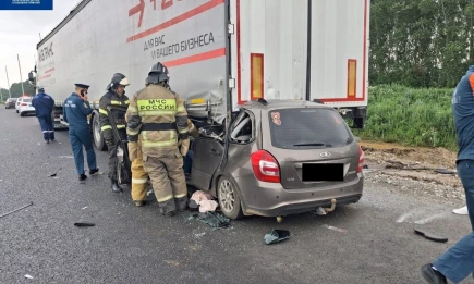 В Татарстане водитель «Лады» врезался на трассе в грузовик и погиб - НТР 24