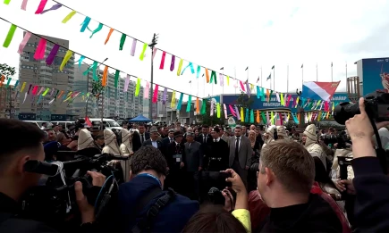 Нижнекамцы создали уникальное татарское подворье на федеральном Сабантуе - НТР 24