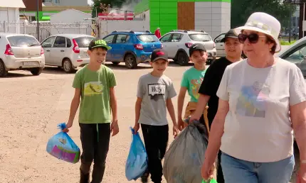 Нижнекамцы сдали макулатуру и пластик в рамках акции «Отходы в доходы» - НТР 24