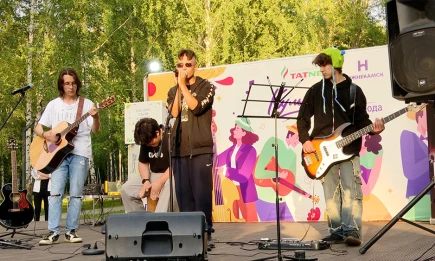 Нижнекамский парк «Семья» собрал музыкантов на фестивале уличной музыки - НТР 24