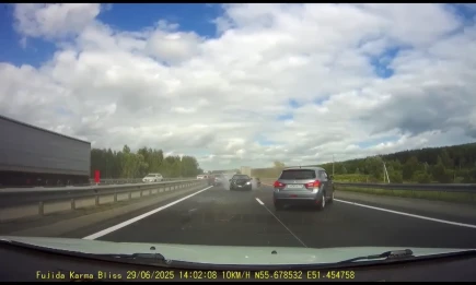 Из-за аварии на трассе М-7 в Татарстане образовалась огромная пробка - НТР 24